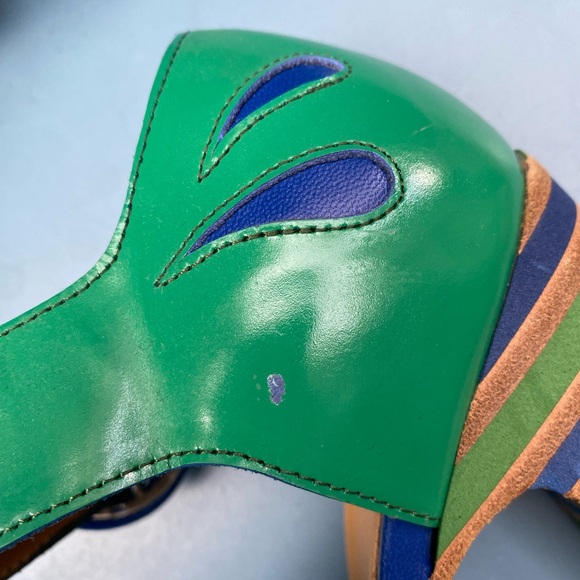 John Fluevog Views Maier Green Heels - US 7 - Picture 11 of 13